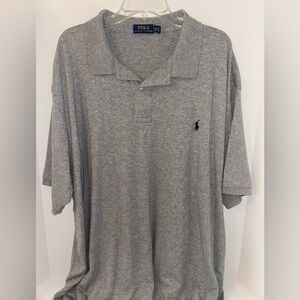 Polo Ralph‎ Lauren men's heather grey 2 button short sleeve polo size 4XB